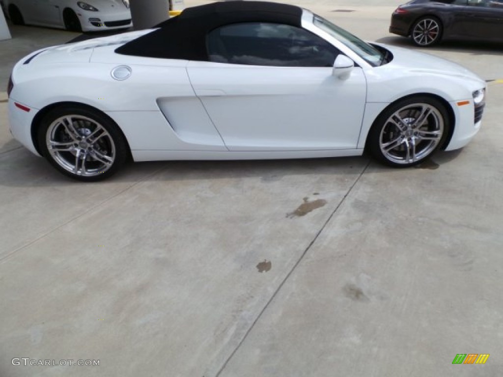 2011 R8 Spyder 4.2 FSI quattro - Ibis White / Luxor Beige Nappa Leather photo #8