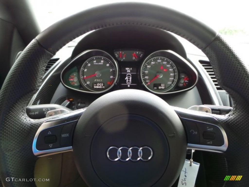 2011 R8 Spyder 4.2 FSI quattro - Ibis White / Luxor Beige Nappa Leather photo #28