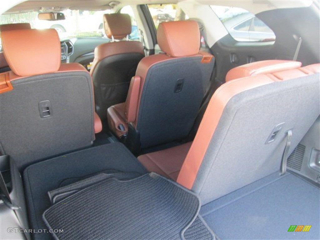 Black/Saddle Interior 2014 Hyundai Santa Fe Limited Ultimate AWD Photo #97258534