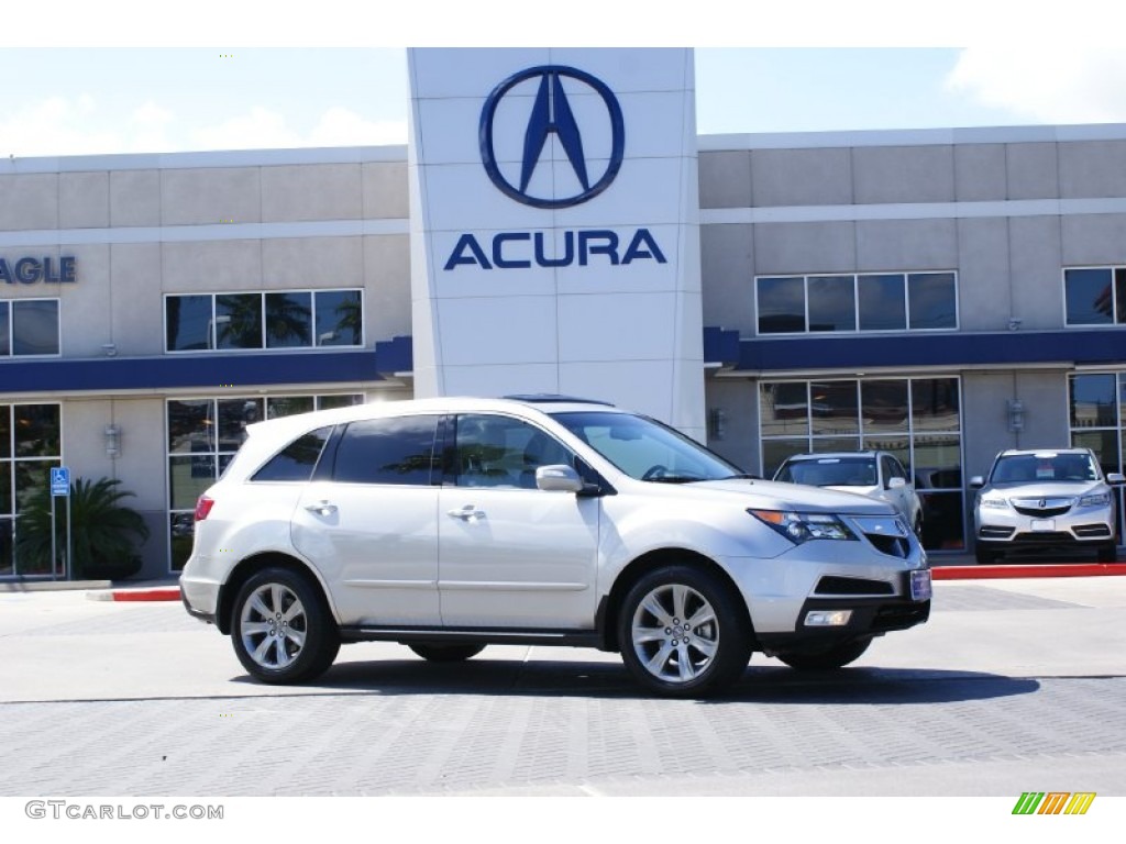 2012 MDX SH-AWD Advance - Palladium Metallic / Taupe photo #1