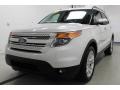 2012 White Platinum Tri-Coat Ford Explorer Limited 4WD  photo #2