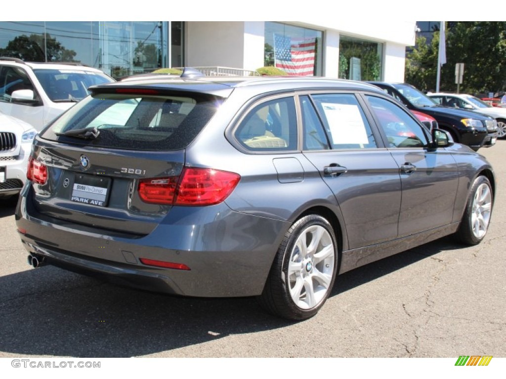 2014 3 Series 328i xDrive Sports Wagon - Mineral Grey Metallic / Venetian Beige photo #3