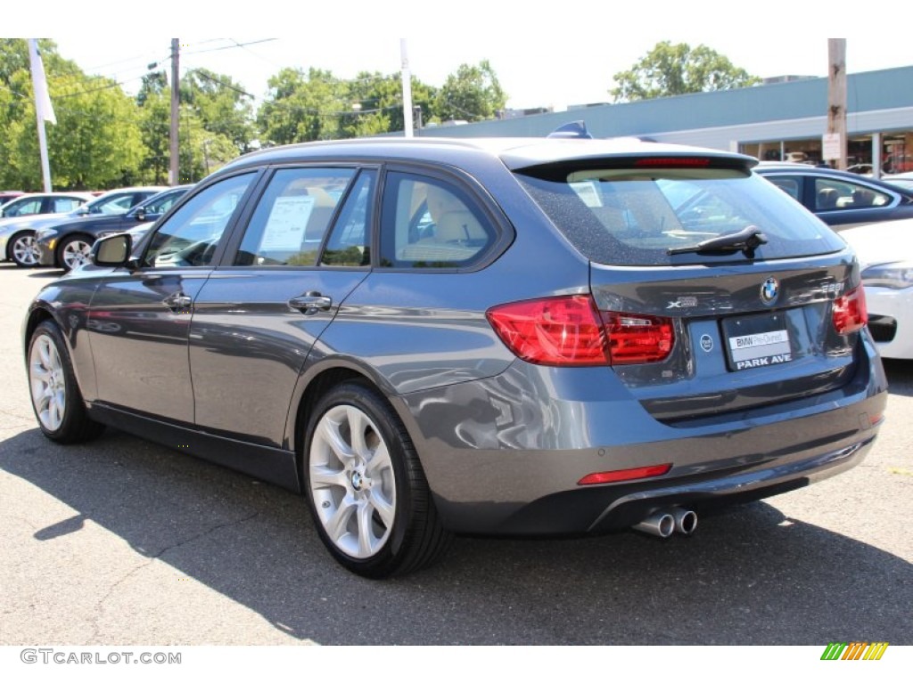 2014 3 Series 328i xDrive Sports Wagon - Mineral Grey Metallic / Venetian Beige photo #5
