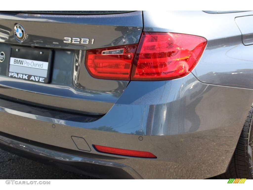 2014 3 Series 328i xDrive Sports Wagon - Mineral Grey Metallic / Venetian Beige photo #24