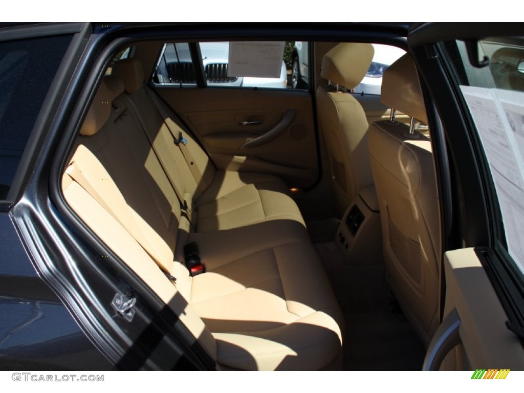 2014 3 Series 328i xDrive Sports Wagon - Mineral Grey Metallic / Venetian Beige photo #26