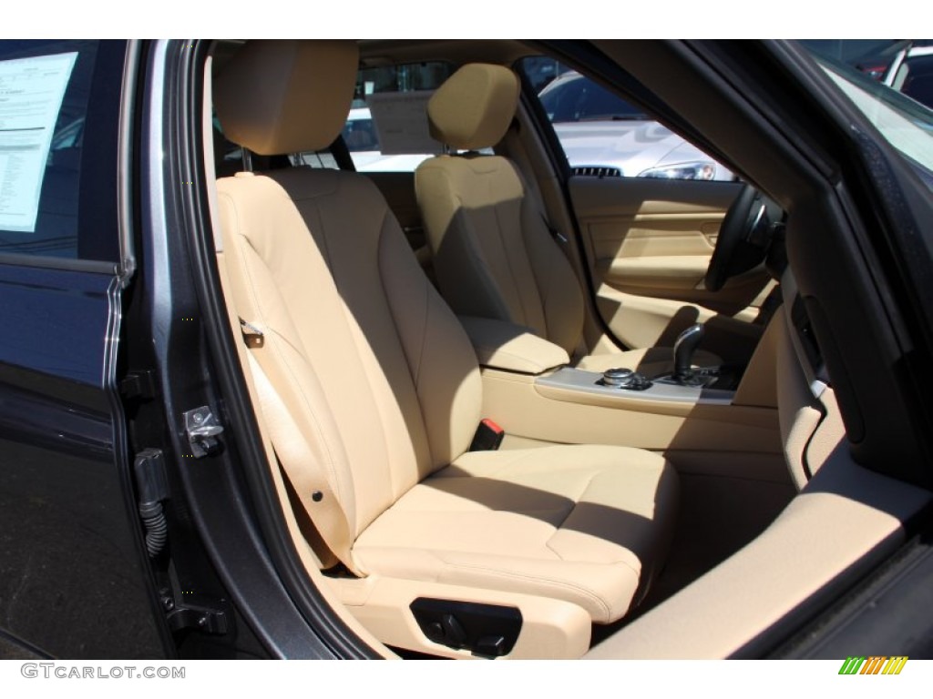 2014 3 Series 328i xDrive Sports Wagon - Mineral Grey Metallic / Venetian Beige photo #30