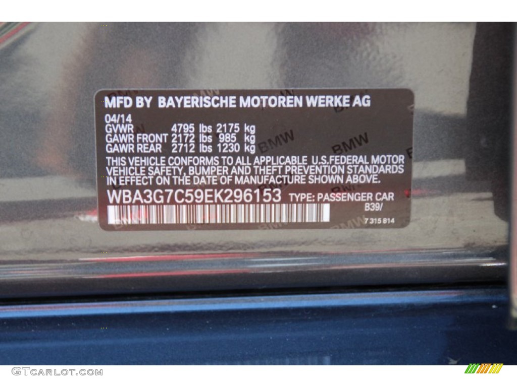 2014 3 Series 328i xDrive Sports Wagon - Mineral Grey Metallic / Venetian Beige photo #35
