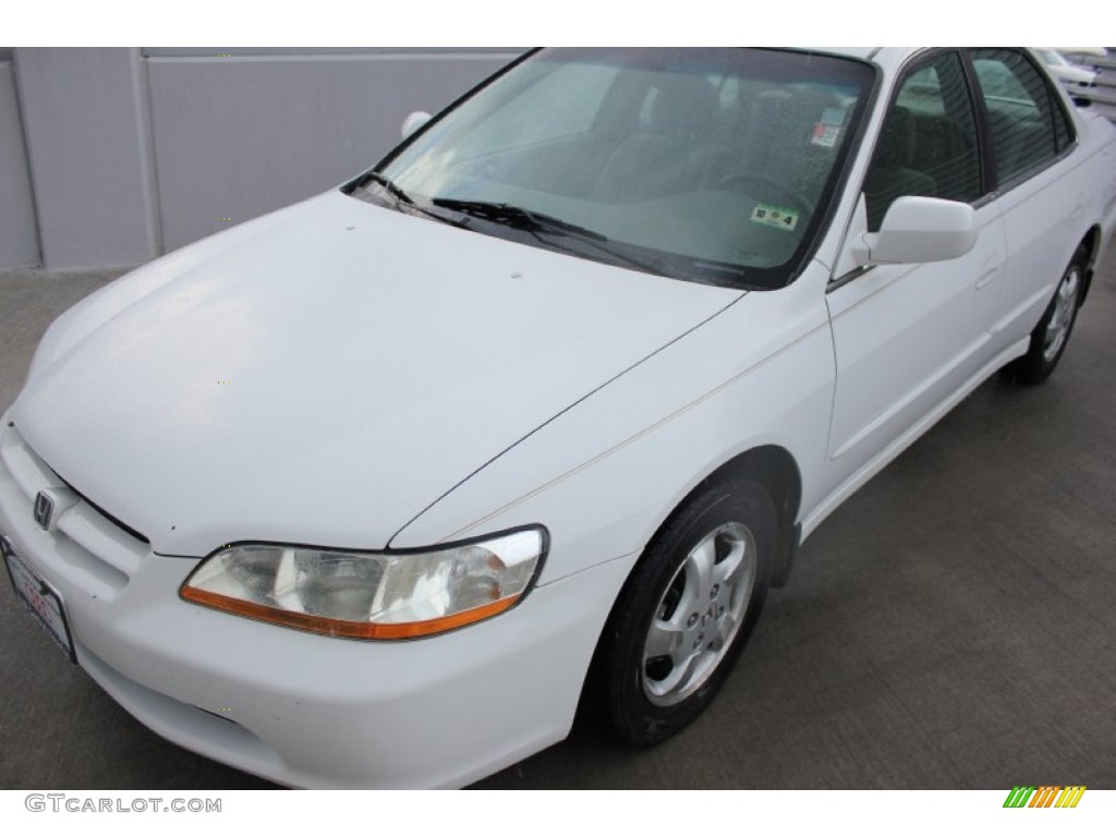 1999 Accord EX Sedan - Taffeta White / Ivory photo #3