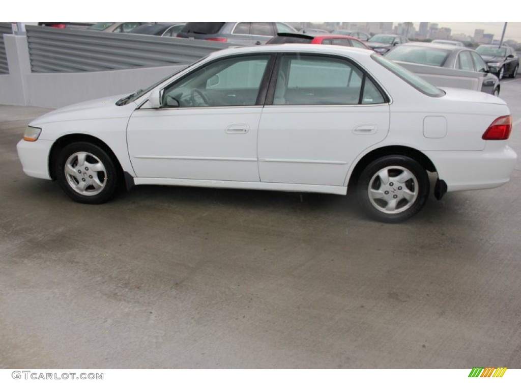 1999 Accord EX Sedan - Taffeta White / Ivory photo #5