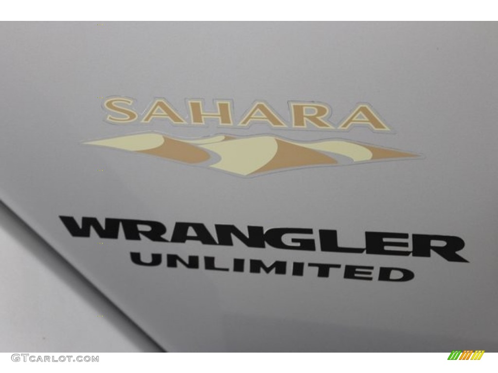 2008 Wrangler Unlimited Sahara 4x4 - Bright Silver Metallic / Dark Slate Gray/Med Slate Gray photo #14
