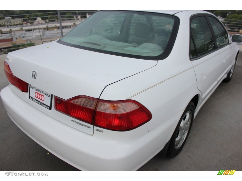 1999 Accord EX Sedan - Taffeta White / Ivory photo #8