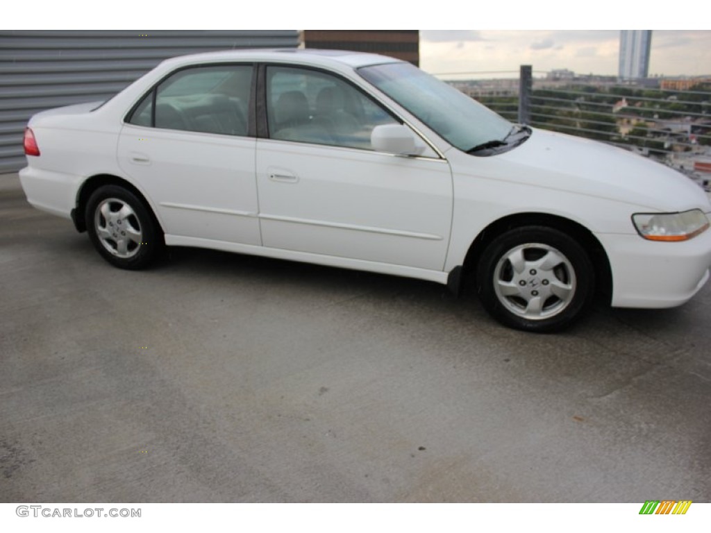 1999 Accord EX Sedan - Taffeta White / Ivory photo #9
