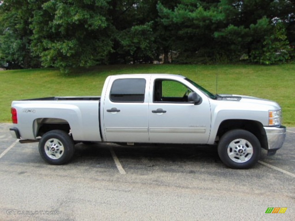 Silver Ice Metallic 2014 Chevrolet Silverado 2500HD LT Crew Cab 4x4 Exterior Photo #97265641