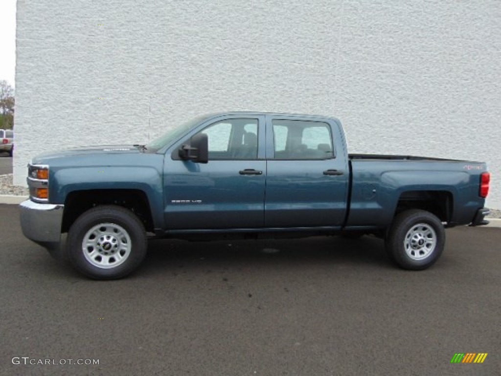 Blue Granite Metallic 2015 Chevrolet Silverado 2500HD WT Crew Cab 4x4 Exterior Photo #97266664