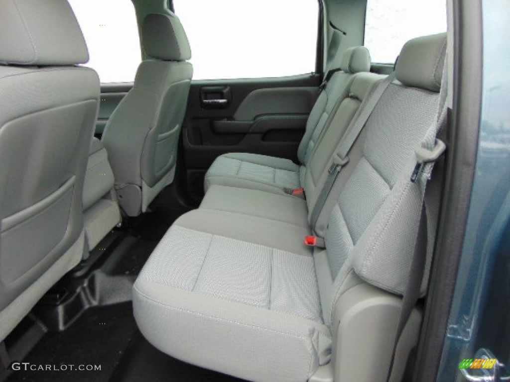 Jet Black/Dark Ash Interior 2015 Chevrolet Silverado 2500HD WT Crew Cab 4x4 Photo #97266871