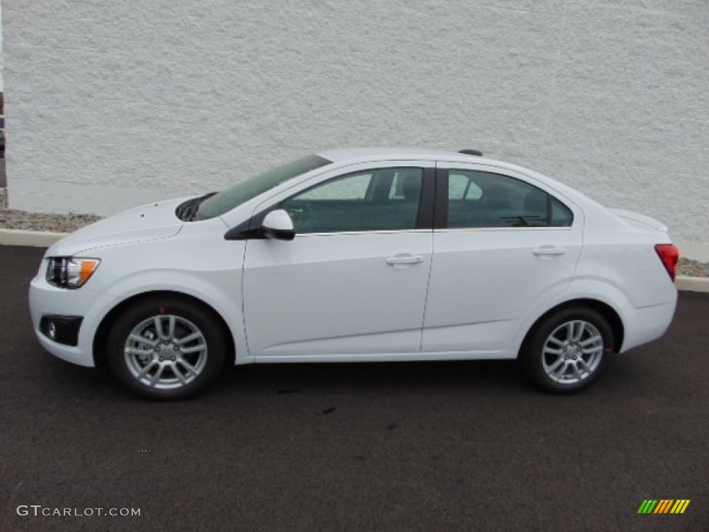Summit White 2015 Chevrolet Sonic LT Sedan Exterior Photo #97266907