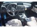 Oyster/Black w/Dark Oyster Accents 2015 BMW 4 Series 428i Convertible Interior Color