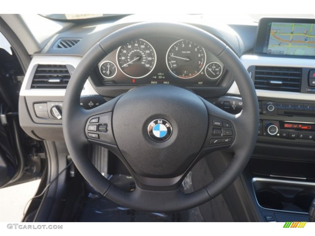 2015 3 Series 320i xDrive Sedan - Jet Black / Black photo #9