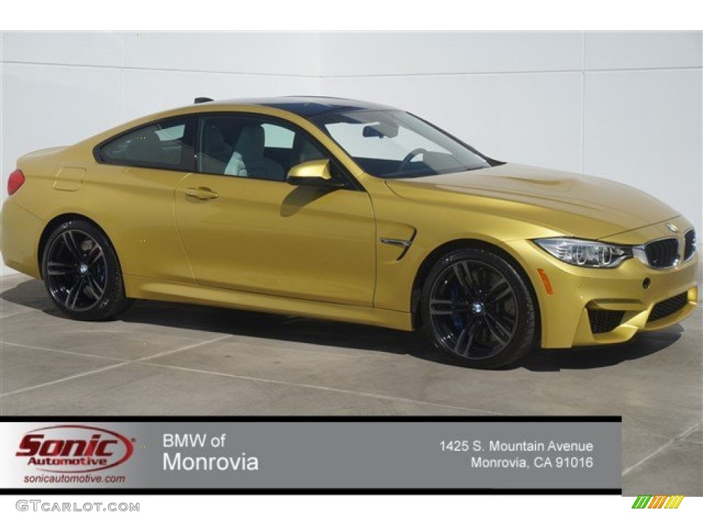 2015 M4 Coupe - Austin Yellow Metallic / Silverstone photo #1