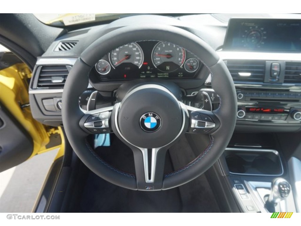 2015 BMW M4 Coupe Silverstone Steering Wheel Photo #97270141