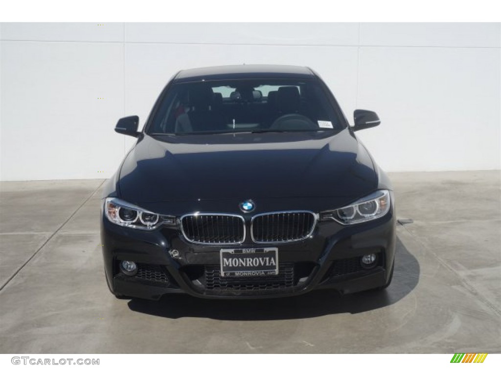 2015 3 Series 328i Sedan - Black Sapphire Metallic / Black photo #3