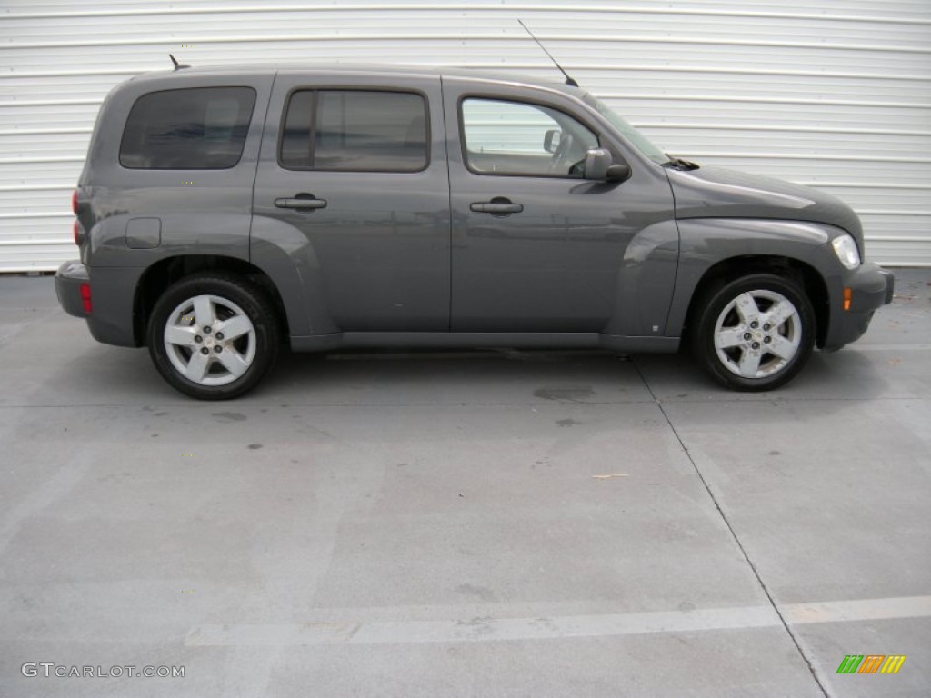 2008 HHR LT - Dark Gray Metallic / Gray photo #8