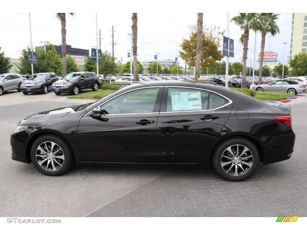 Black Copper Pearl 2015 Acura TLX 2.4 Technology Exterior Photo #97272226