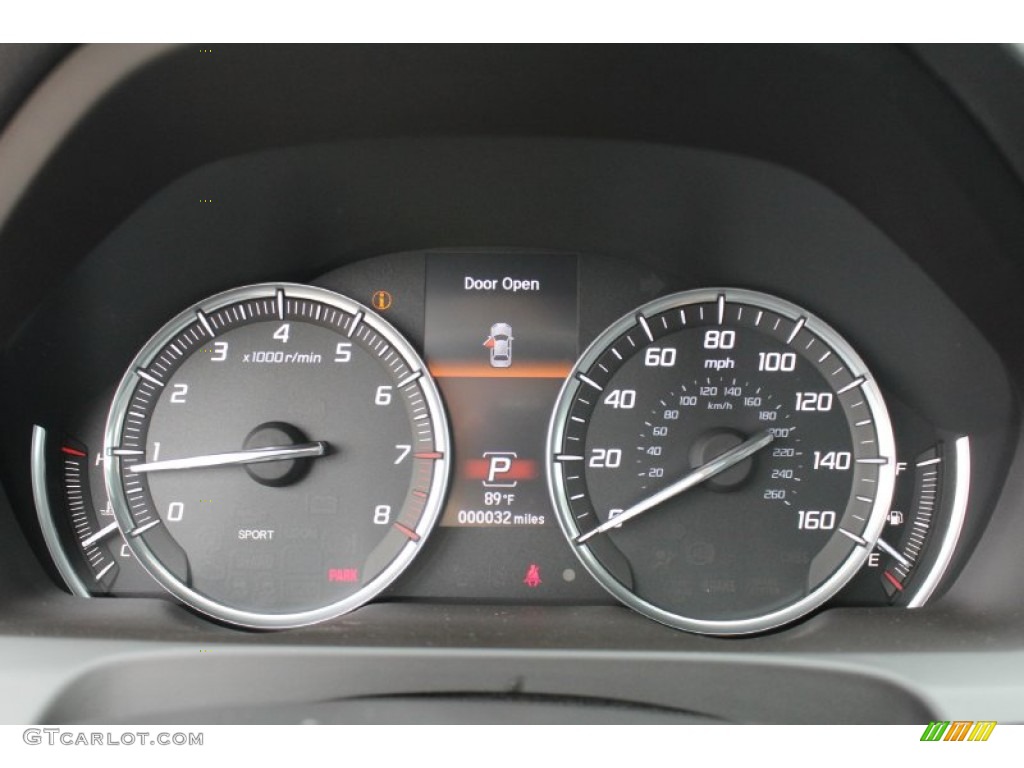2015 TLX 2.4 Technology - Slate Silver Metallic / Ebony photo #27