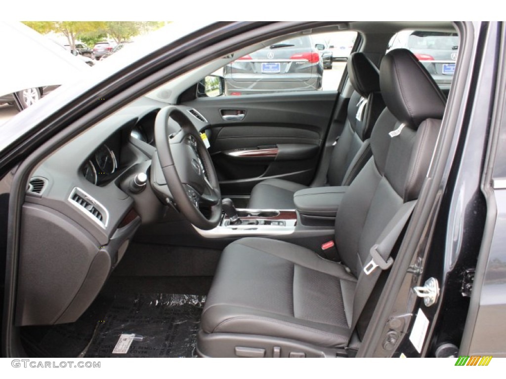 Ebony Interior 2015 Acura TLX 2.4 Technology Photo #97273402