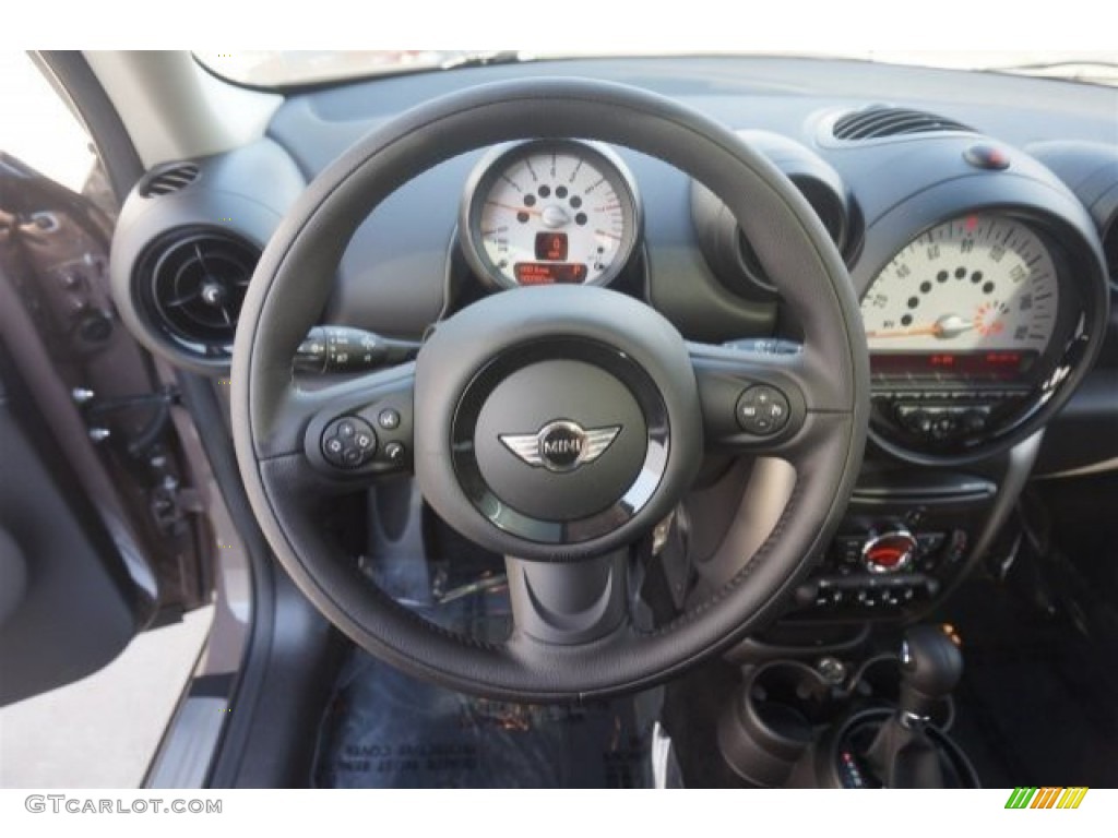 2014 Cooper Countryman - Light Coffee / Carbon Black photo #9