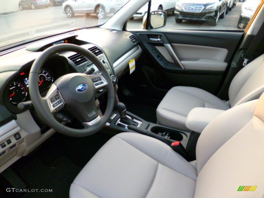 2015 Forester 2.5i Touring - Jasmine Green Metallic / Gray photo #16