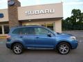 2015 Quartz Blue Pearl Subaru Forester 2.5i Touring  photo #7