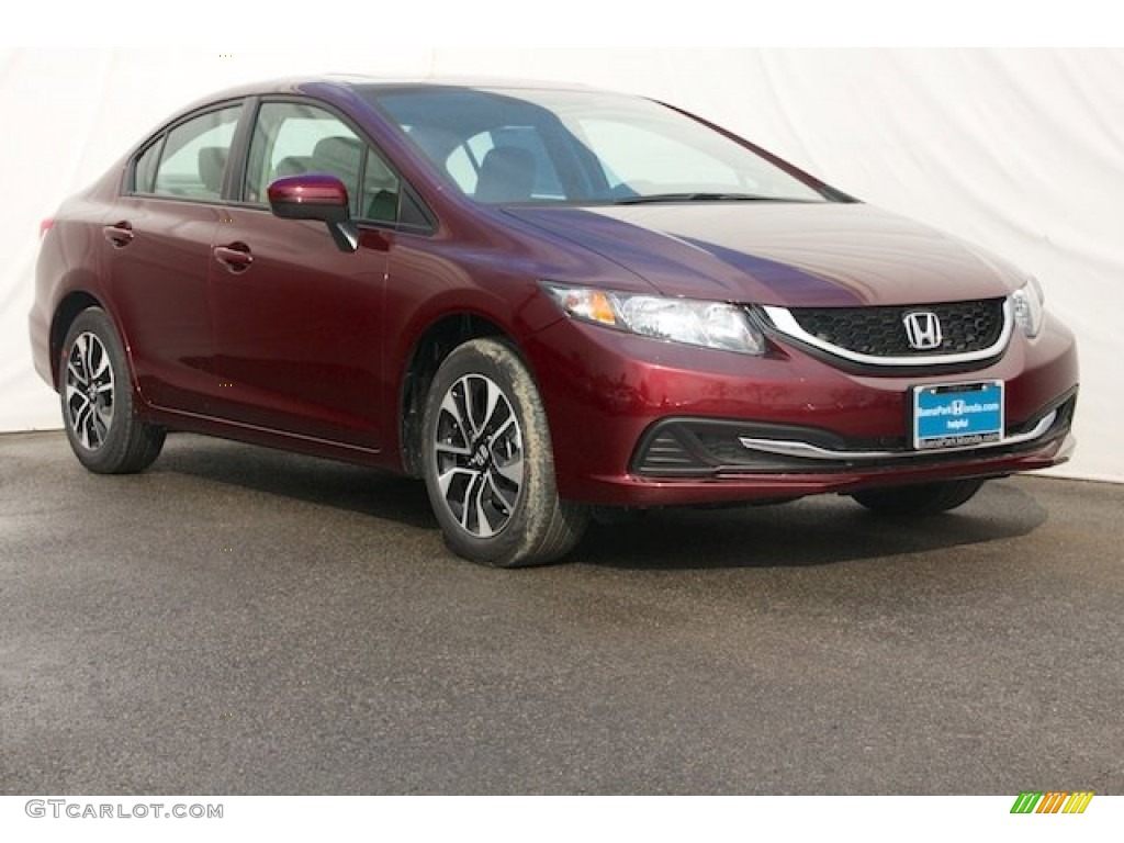 Crimson Pearl Honda Civic