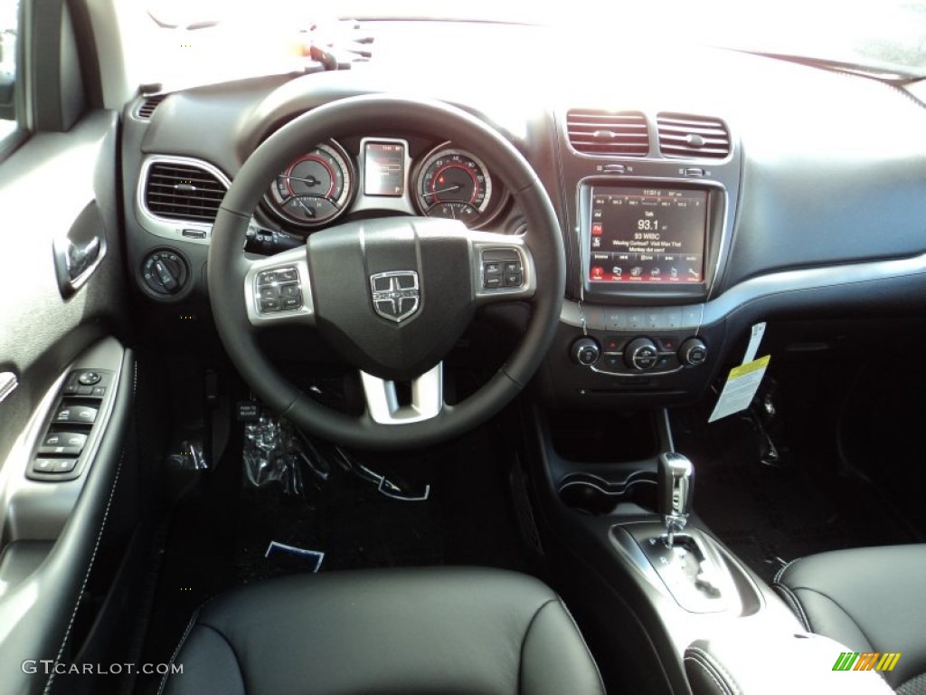 2015 Dodge Journey Crossroad Black Dashboard Photo #97278252