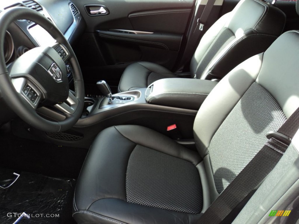 Black Interior 2015 Dodge Journey Crossroad Photo #97278279