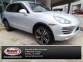 2012 Classic Silver Metallic Porsche Cayenne   photo #1