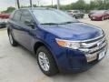 2014 Deep Impact Blue Ford Edge SE  photo #6