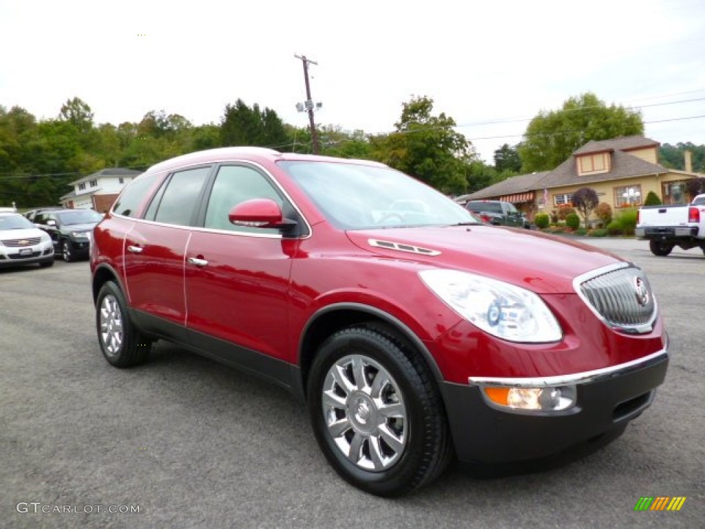 2012 Enclave AWD - Crystal Red Tintcoat / Titanium photo #1