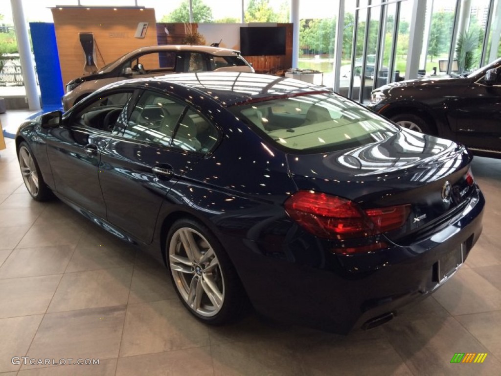 2015 6 Series 650i xDrive Gran Coupe - BMW Individual Tanzanite Blue Metallic / BMW Individual Platinum/Black Full Merino Leather photo #2