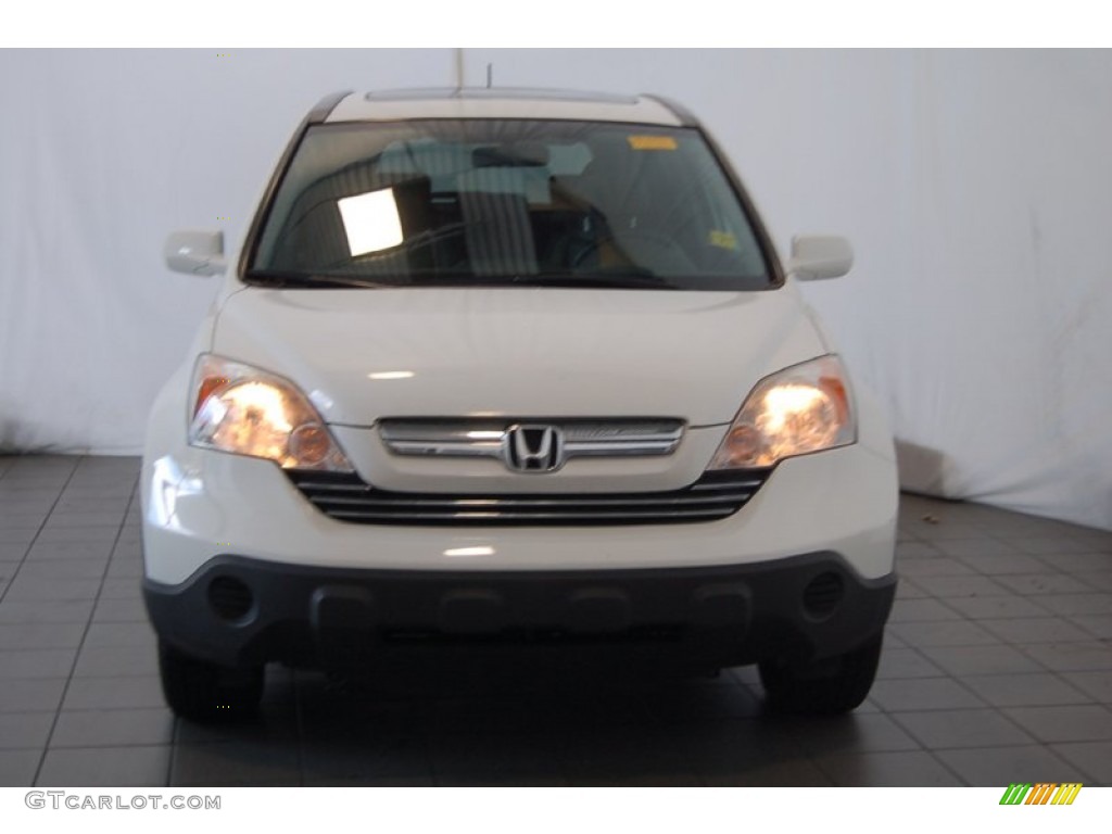 2007 CR-V EX-L - Taffeta White / Gray photo #3