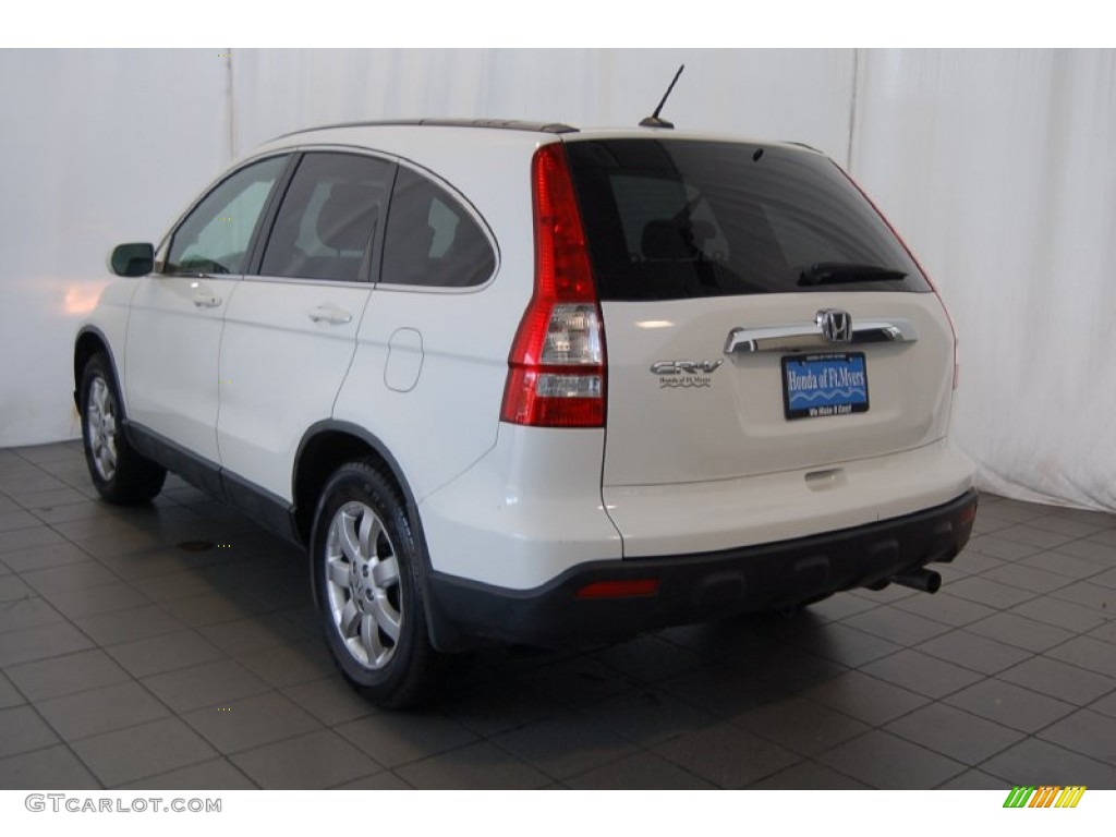 2007 CR-V EX-L - Taffeta White / Gray photo #8