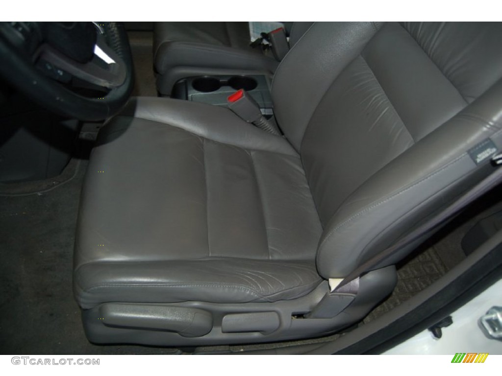 2007 CR-V EX-L - Taffeta White / Gray photo #14