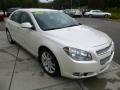 White Diamond Tricoat - Malibu LTZ Sedan Photo No. 7