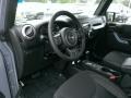 Black 2015 Jeep Wrangler Unlimited Rubicon 4x4 Interior Color