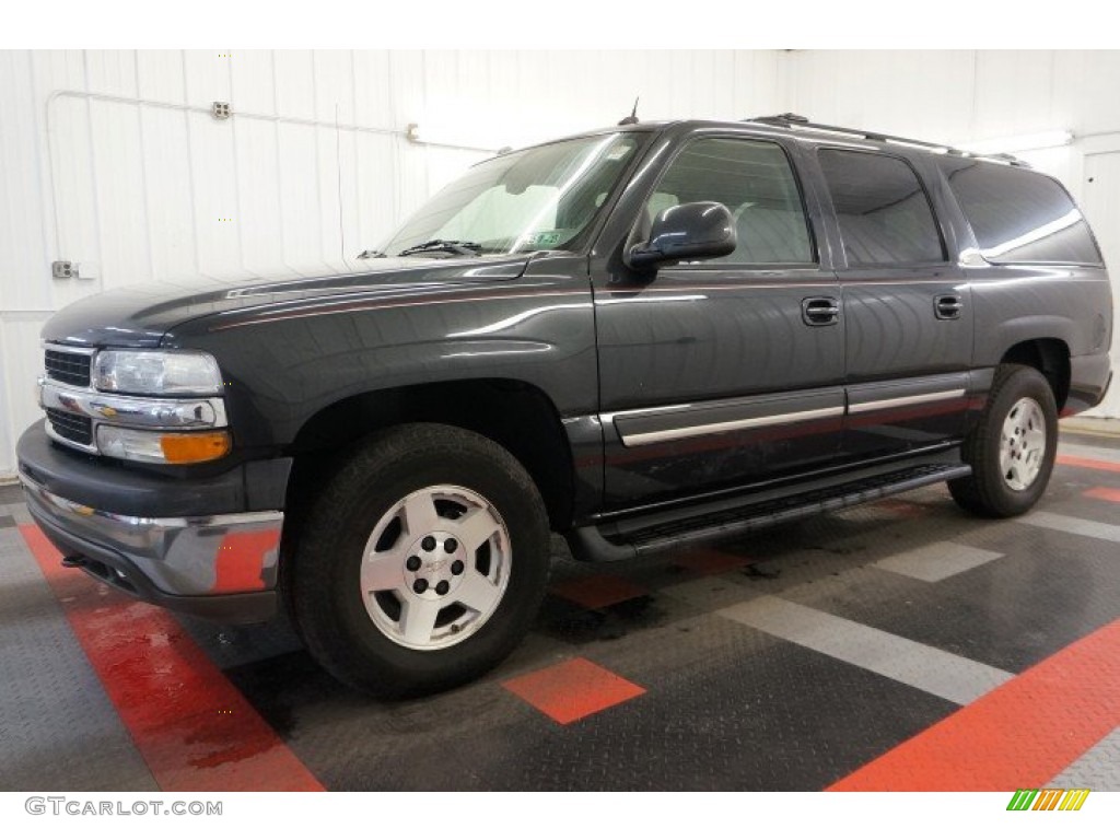 2005 Suburban 1500 LT 4x4 - Dark Gray Metallic / Gray/Dark Charcoal photo #2