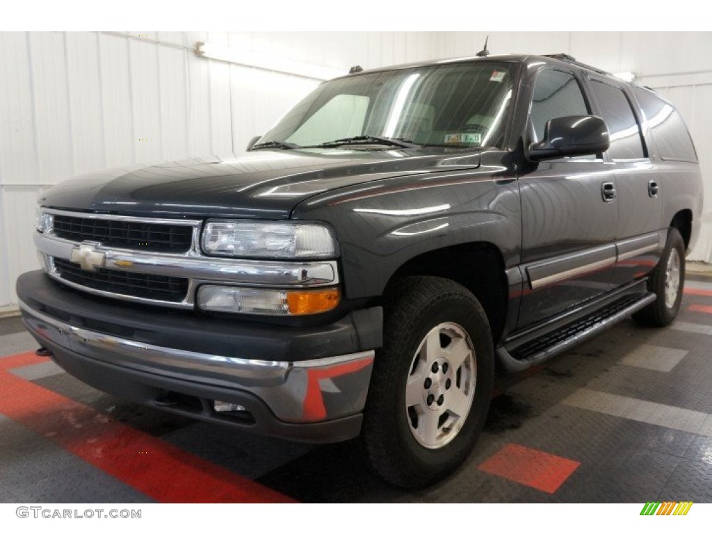 2005 Suburban 1500 LT 4x4 - Dark Gray Metallic / Gray/Dark Charcoal photo #3
