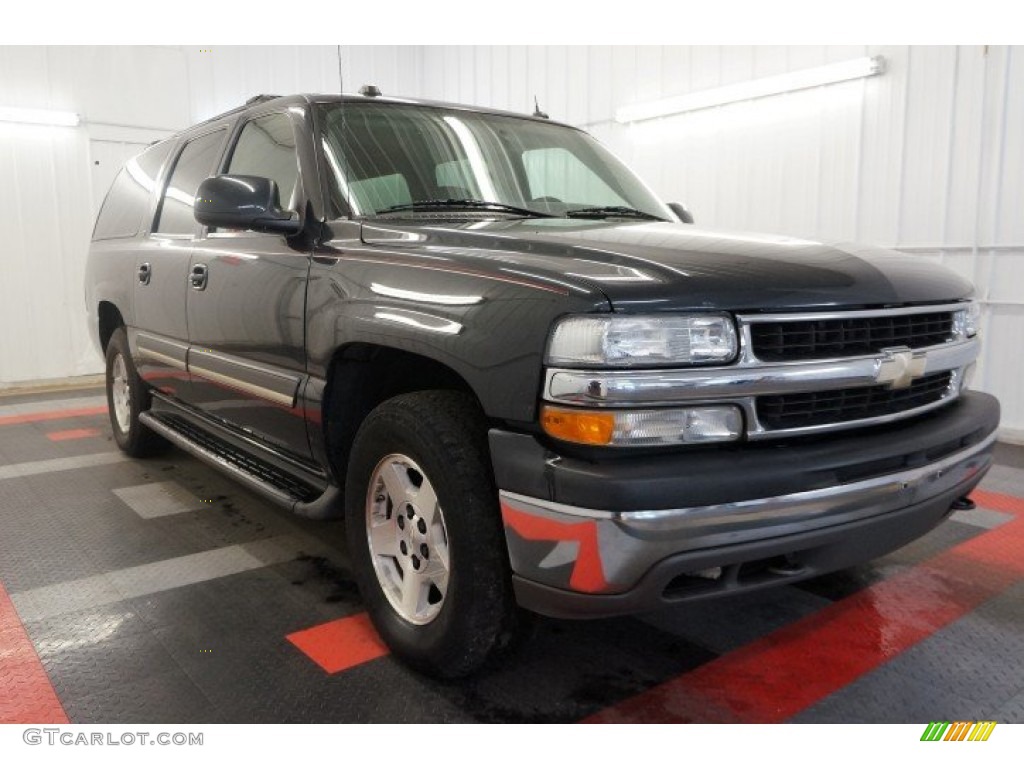 2005 Suburban 1500 LT 4x4 - Dark Gray Metallic / Gray/Dark Charcoal photo #5