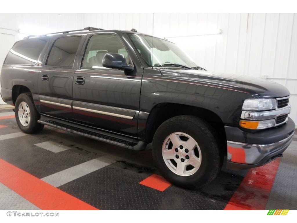 2005 Suburban 1500 LT 4x4 - Dark Gray Metallic / Gray/Dark Charcoal photo #6