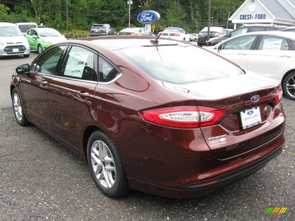 2015 Fusion SE - Bronze Fire Metallic / Charcoal Black photo #2