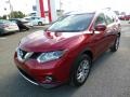 2014 Cayenne Red Nissan Rogue SL AWD  photo #2